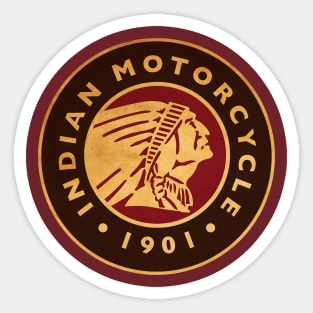 vintage indian motorcycle 1901 Sticker